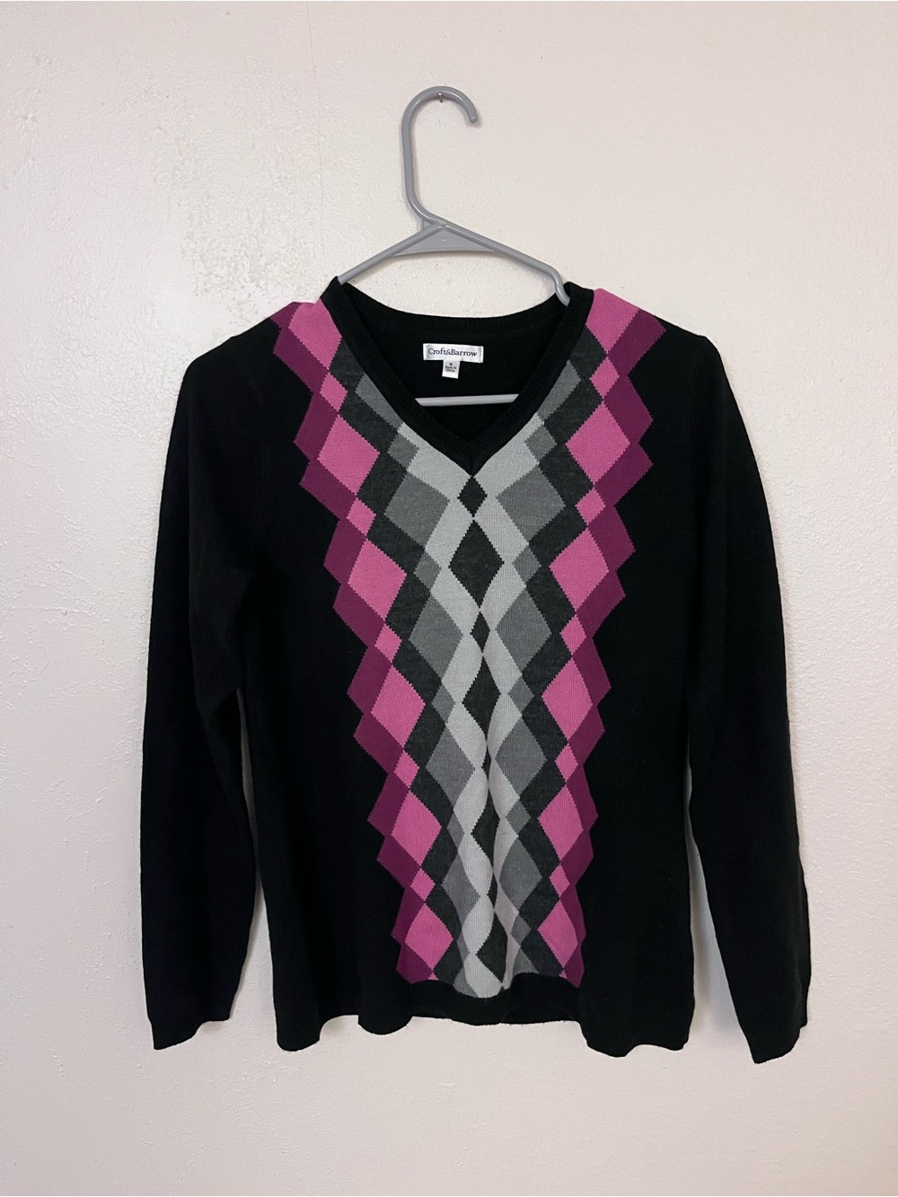 Women’s Croft & Barrow V-neck pullover sweater size small